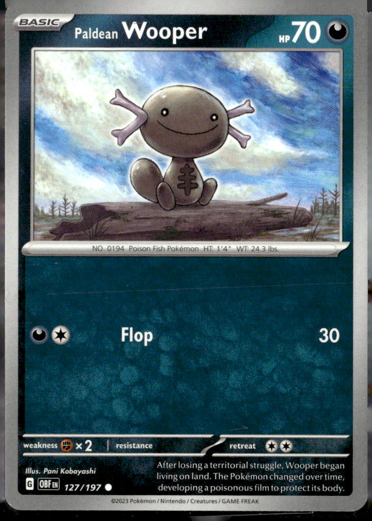 SV03: Obsidian Flames #127/197 Paldean Wooper