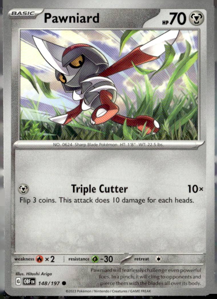 SV03: Obsidian Flames #148/197 Pawniard