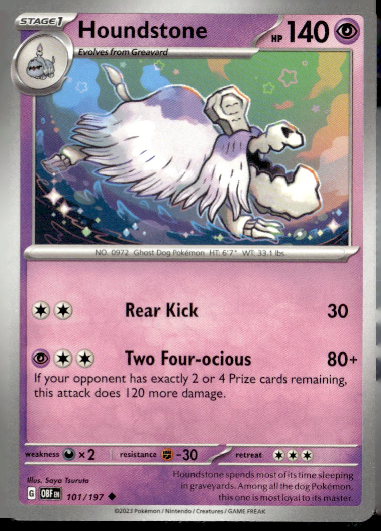 SV03: Obsidian Flames #101/197 Houndstone