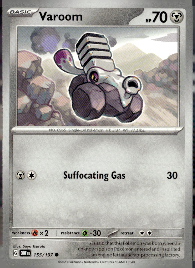 SV03: Obsidian Flames #155/197 Varoom