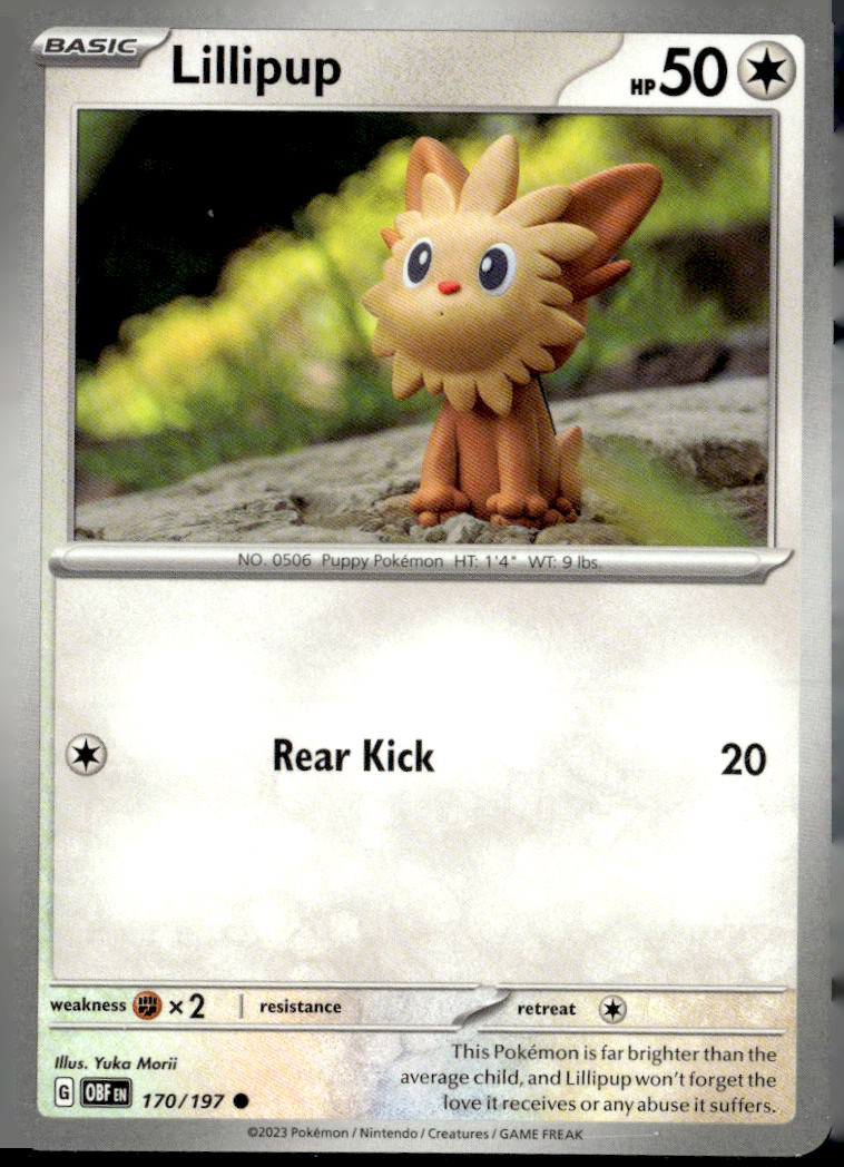 SV03: Obsidian Flames #170/197 Lillipup