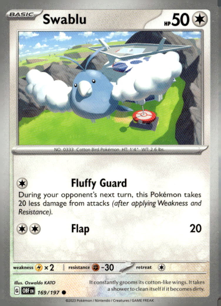 SV03: Obsidian Flames #169/197 Swablu