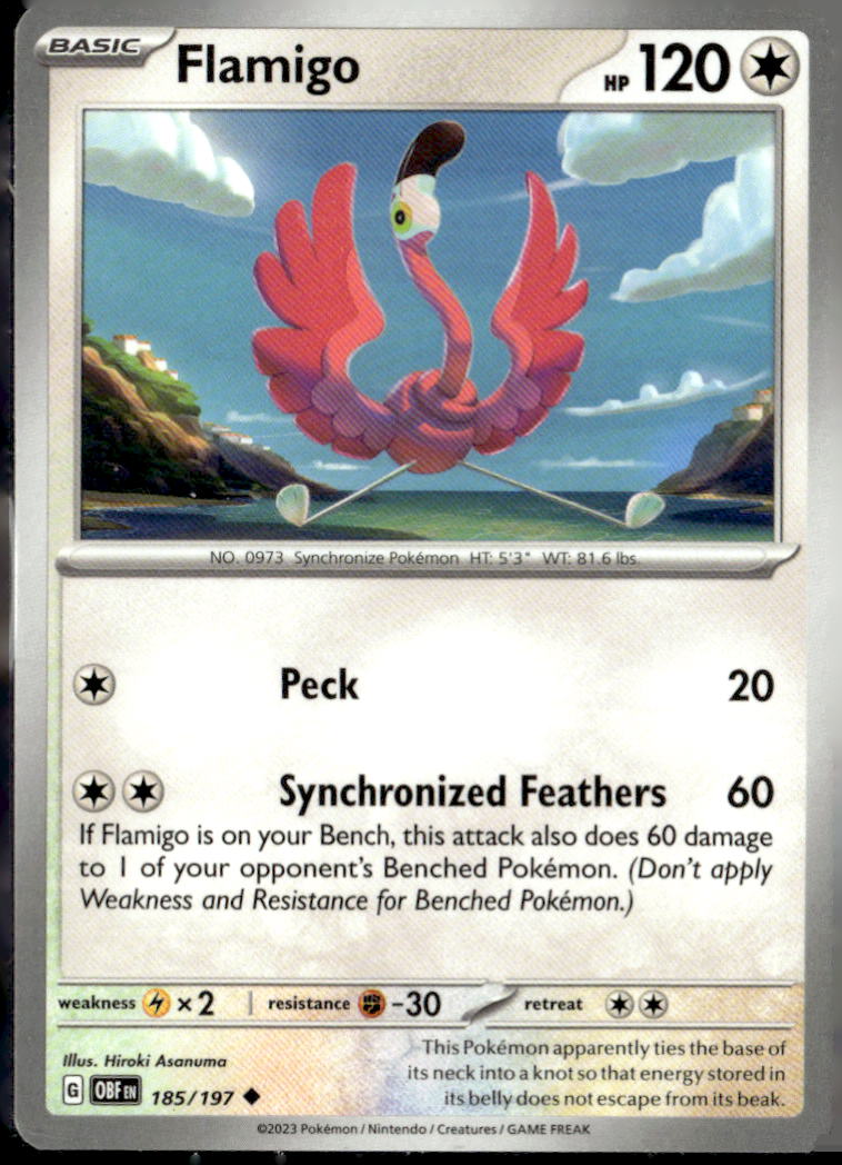 SV03: Obsidian Flames #185/197 Flamigo