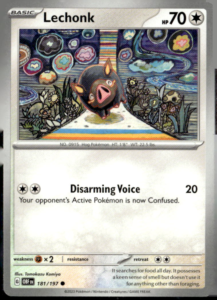 SV03: Obsidian Flames #181/197 Lechonk