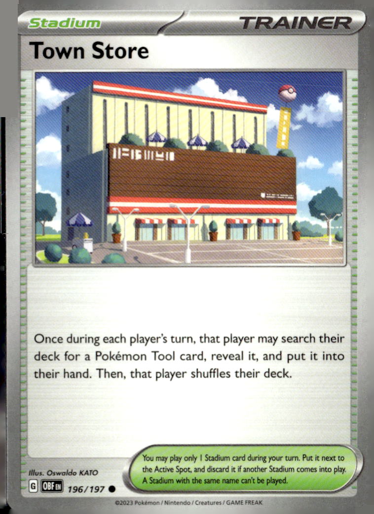 SV03: Obsidian Flames #196/197 Town Store