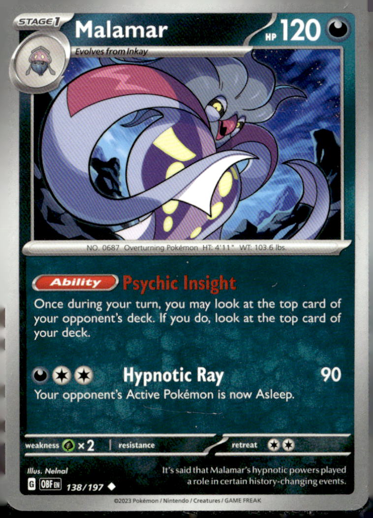 SV03: Obsidian Flames #138/197 Malamar