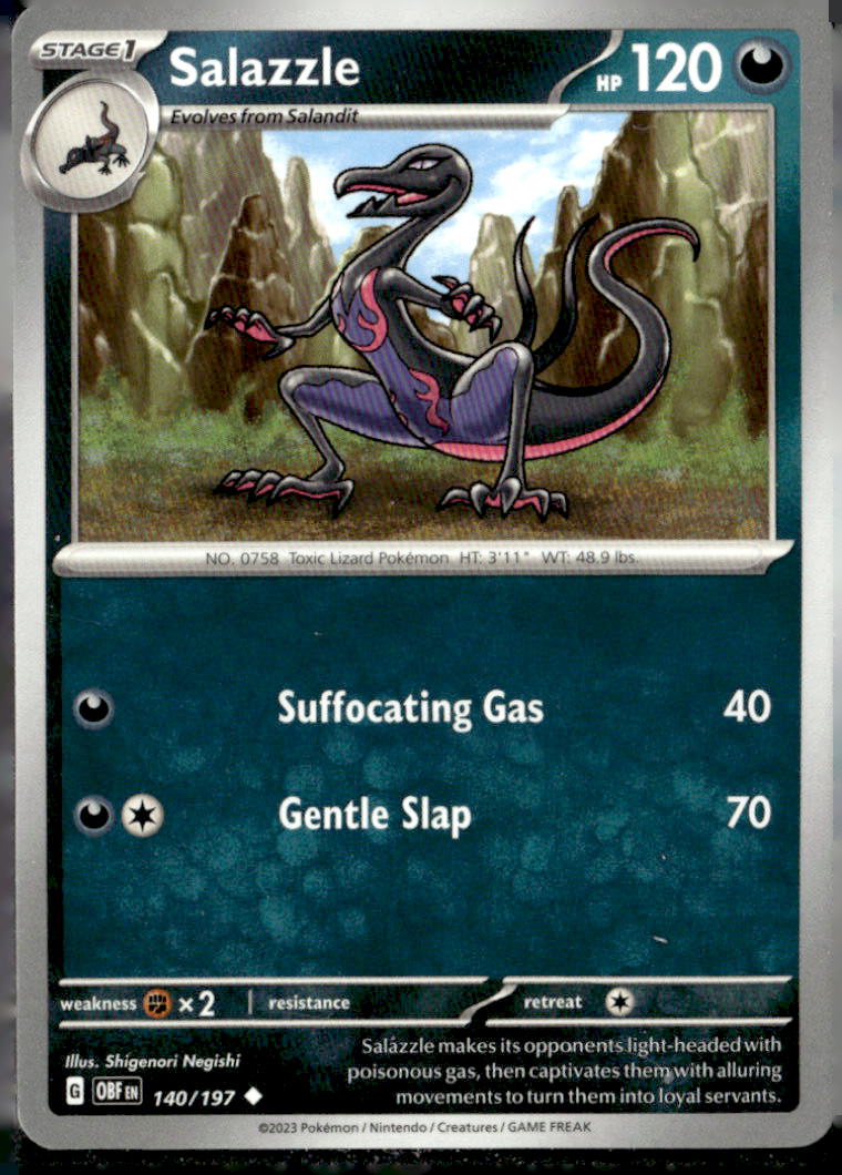 SV03: Obsidian Flames #140/197 Salazzle