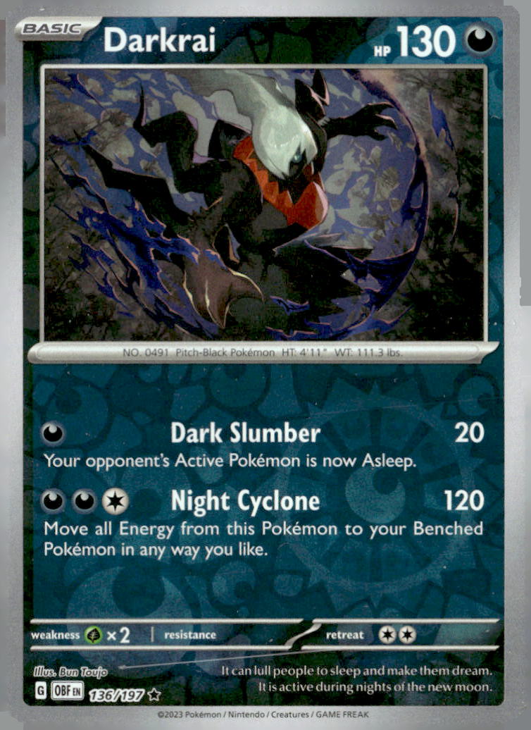 SV03: Obsidian Flames #136/197 Darkrai