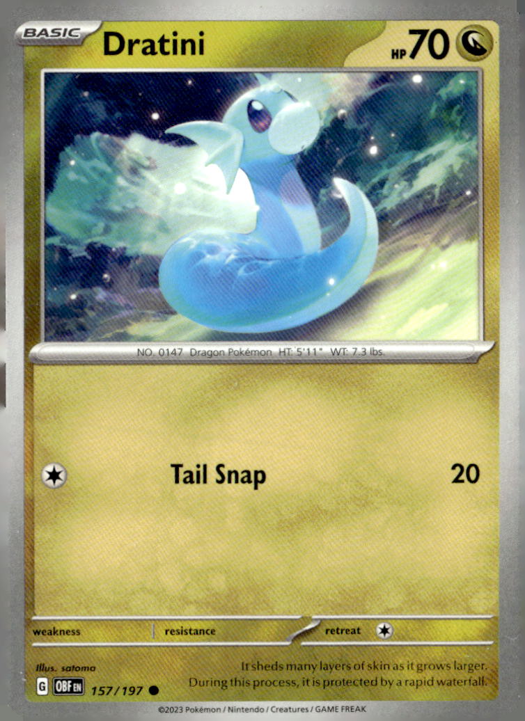 SV03: Obsidian Flames #157/197 Dratini