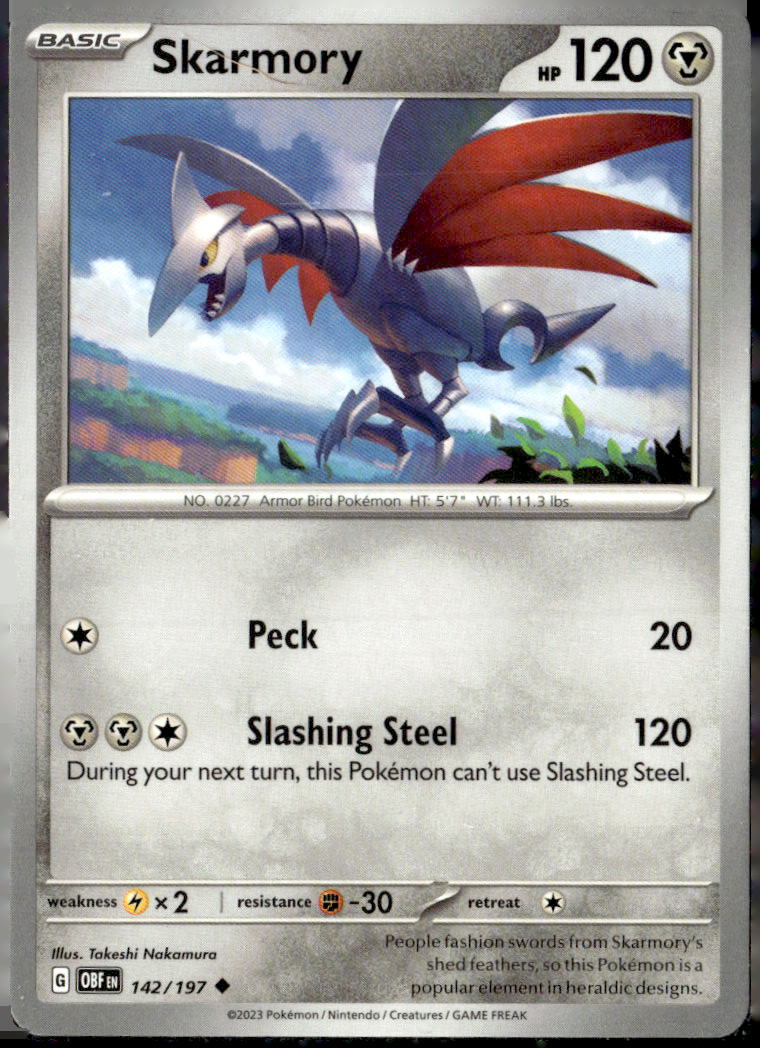 SV03: Obsidian Flames #142/197 Skarmory