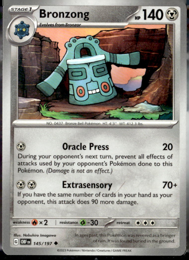 SV03: Obsidian Flames #145/197 Bronzong