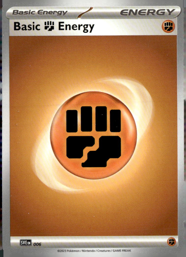 SVE: Scarlet & Violet Energies #006 Basic Fighting Energy