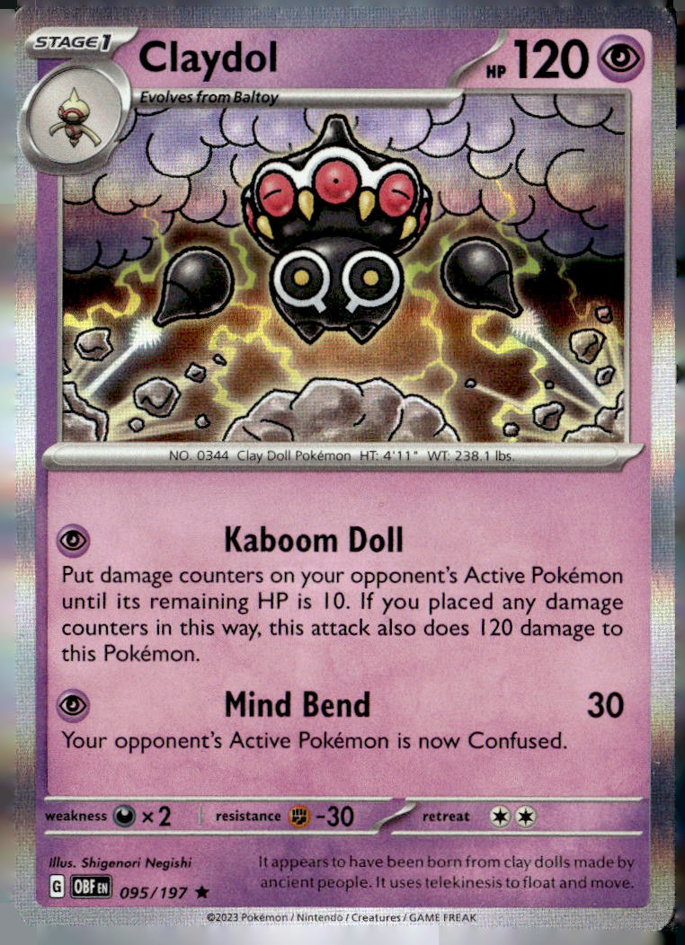 SV03: Obsidian Flames #095/197 Claydol