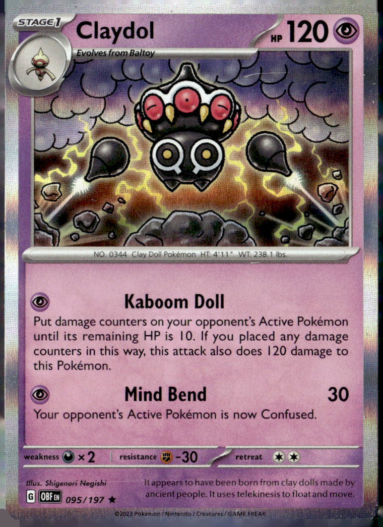 SV03: Obsidian Flames #095/197 Claydol