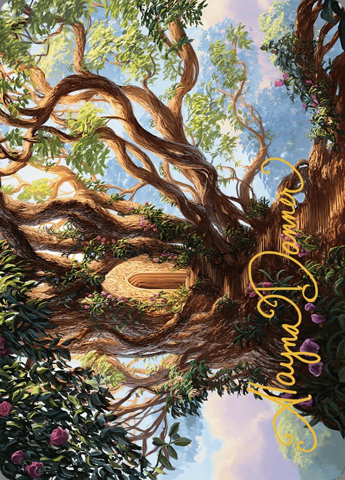 Art Series: Innistrad: Midnight Hunt #80 Forest Art Card (80/81) (Gold-Stamped Signature)