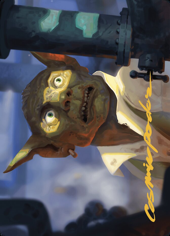 Art Series: Murders at Karlov Manor #39 Fugitive Codebreaker Art Card (Gold-Stamped Signature)