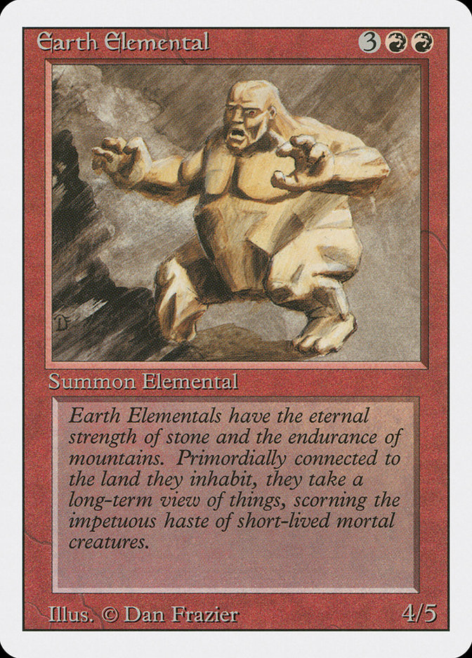 Revised Edition Earth Elemental