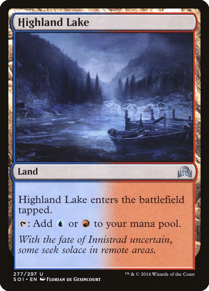 Shadows over Innistrad #277 Highland Lake