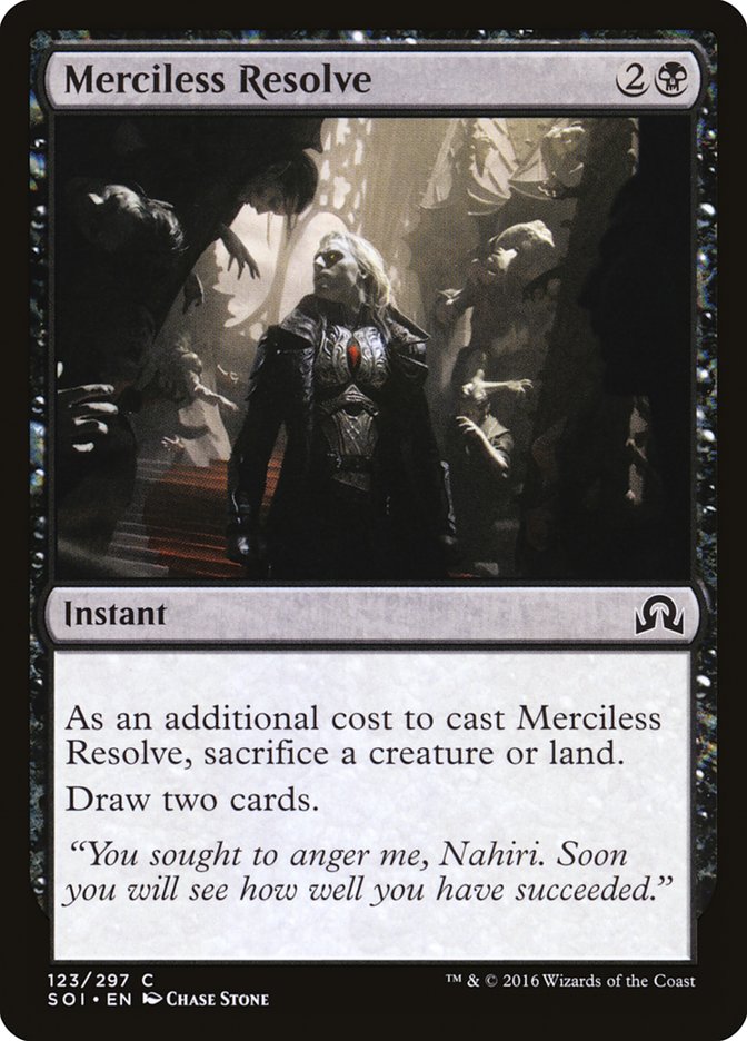 Shadows over Innistrad #123 Merciless Resolve
