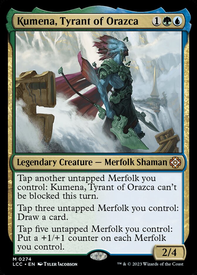 Commander: The Lost Caverns of Ixalan #274 Kumena, Tyrant of Orazca