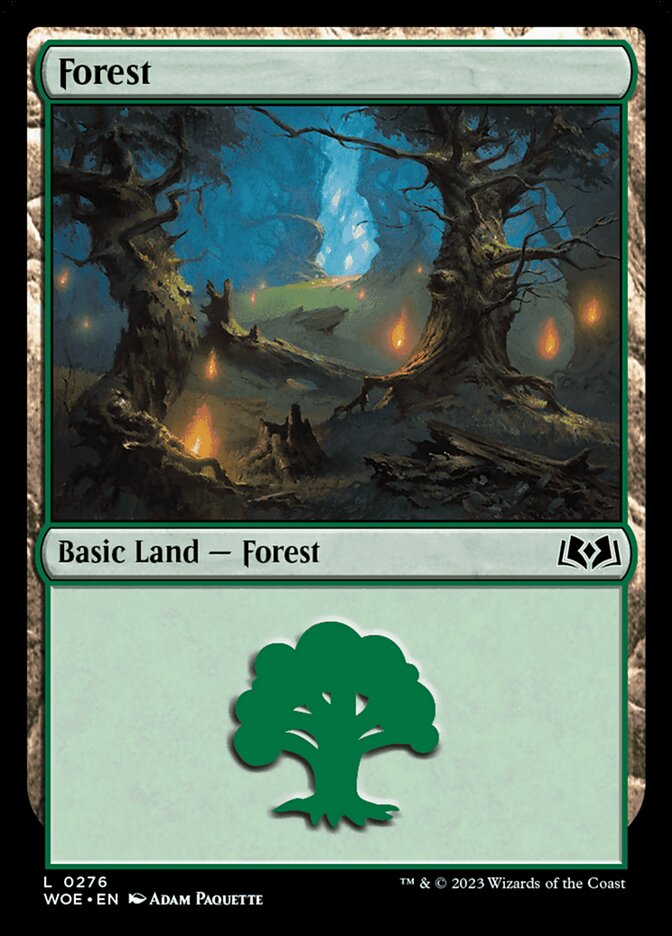 Wilds of Eldraine #276 Forest (0276)