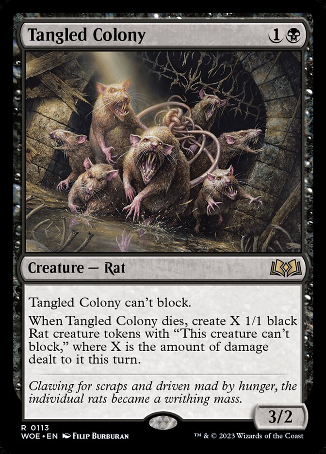 Wilds of Eldraine #113 Tangled Colony