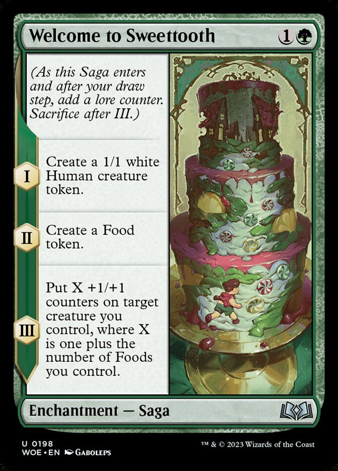 Wilds of Eldraine #198 Welcome to Sweettooth