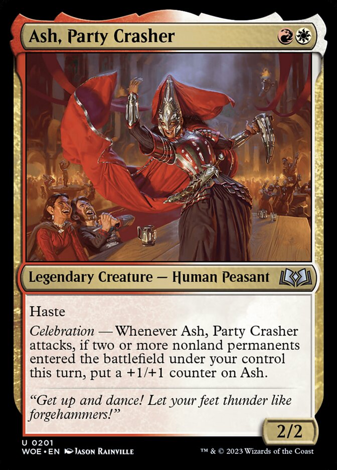 Wilds of Eldraine #201 Ash, Party Crasher