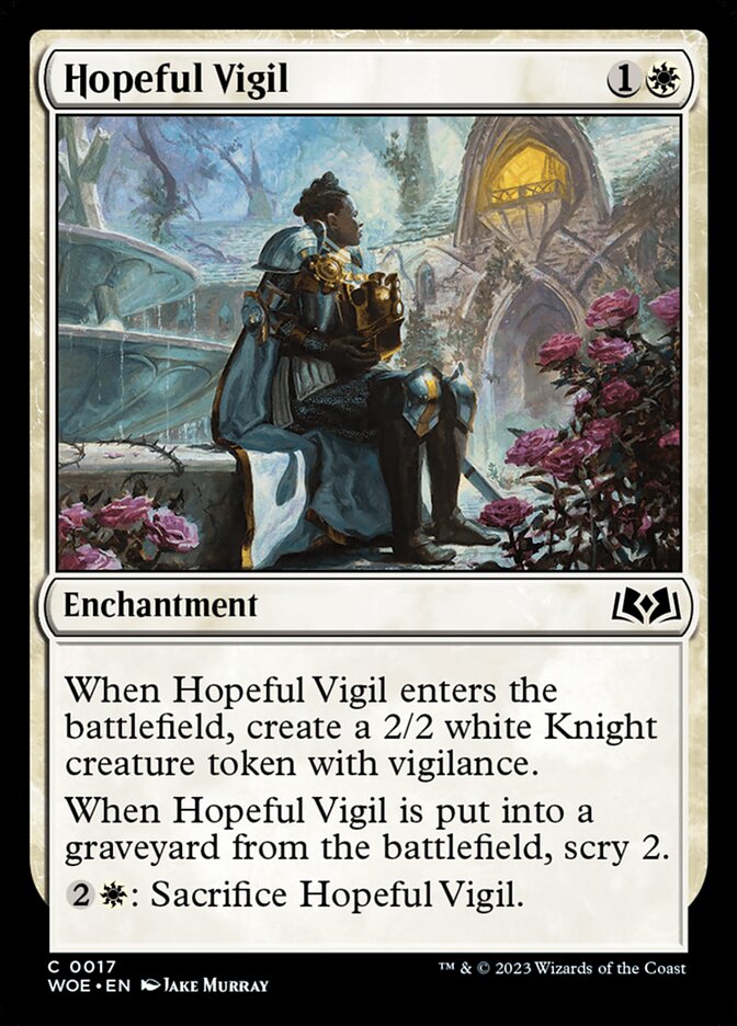 Wilds of Eldraine #17 Hopeful Vigil