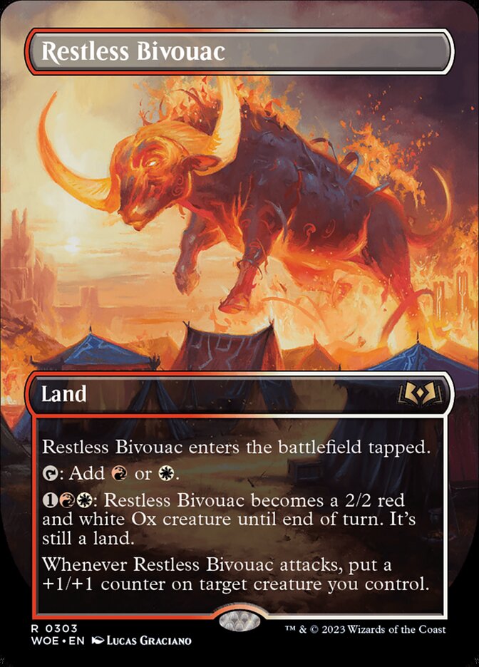 Wilds of Eldraine #303 Restless Bivouac (Borderless)
