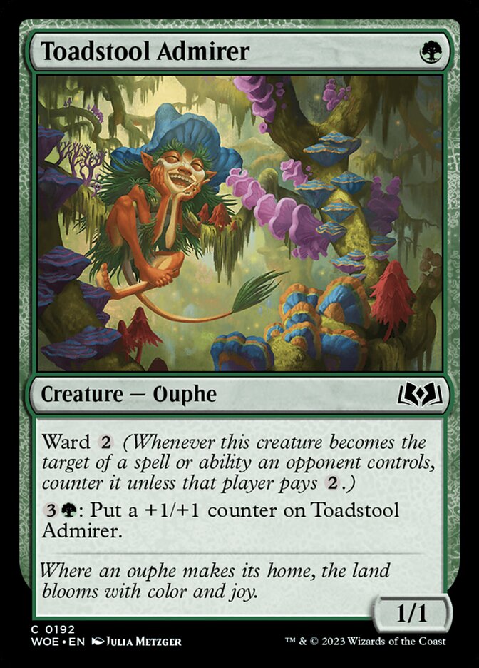 Wilds of Eldraine #192 Toadstool Admirer