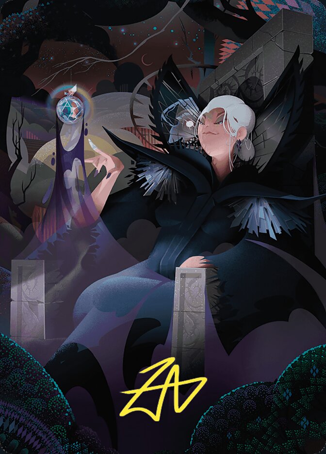 Art Series: Wilds of Eldraine #58 Eriette of the Charmed Apple Art Card (Gold-Stamped Signature)