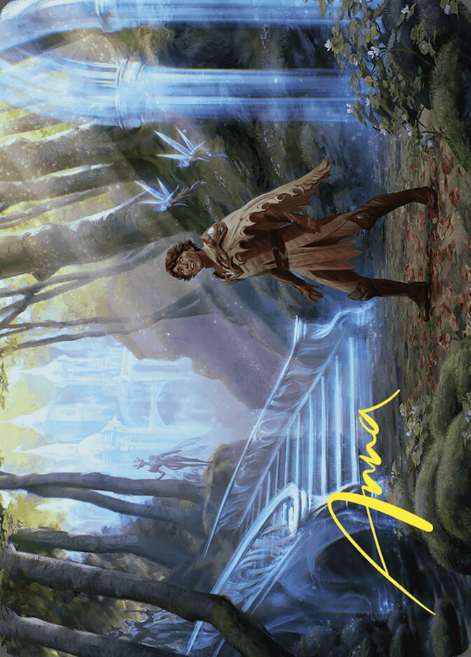 Art Series: Wilds of Eldraine #7 Into the Fae Court Art Card (Gold-Stamped Signature)