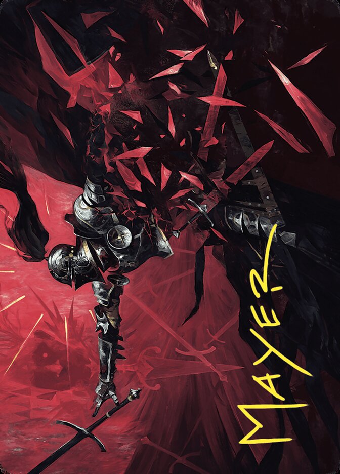 Art Series: Strixhaven #62 Defiant Strike Art Card (Gold-Stamped Signature)