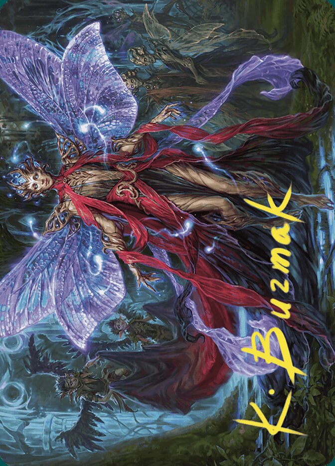 Art Series: Wilds of Eldraine #48 Tegwyll, Duke of Splendor Art Card (Gold-Stamped Signature)