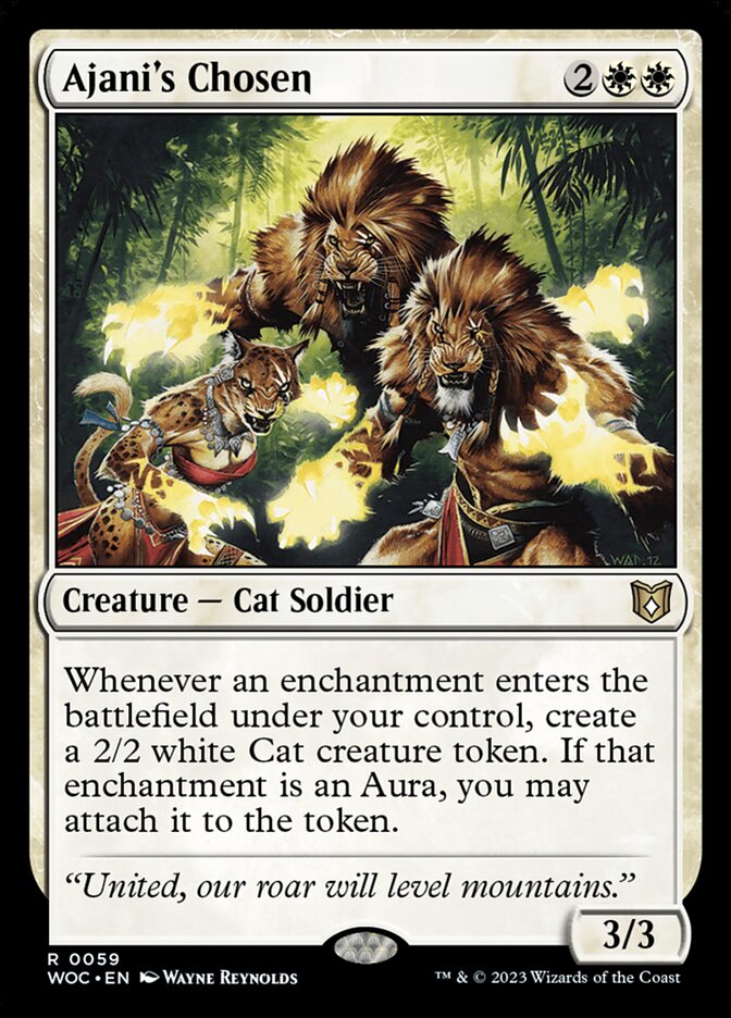 Commander: Wilds of Eldraine #59 Ajani's Chosen