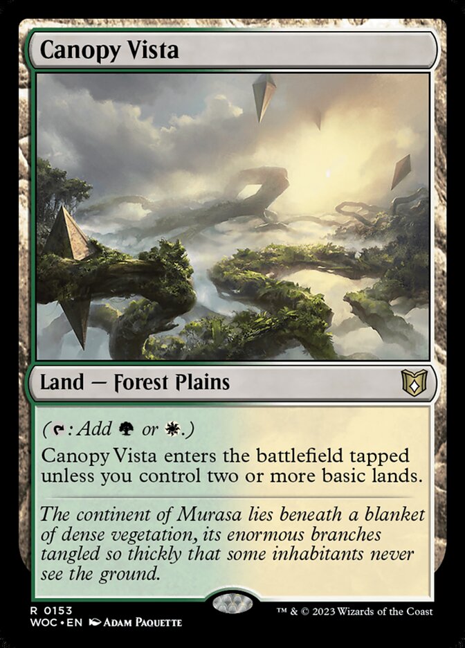 Commander: Wilds of Eldraine #153 Canopy Vista
