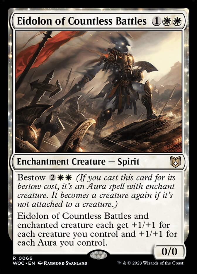 Commander: Wilds of Eldraine #66 Eidolon of Countless Battles
