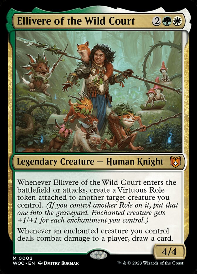 Commander: Wilds of Eldraine #2 Ellivere of the Wild Court