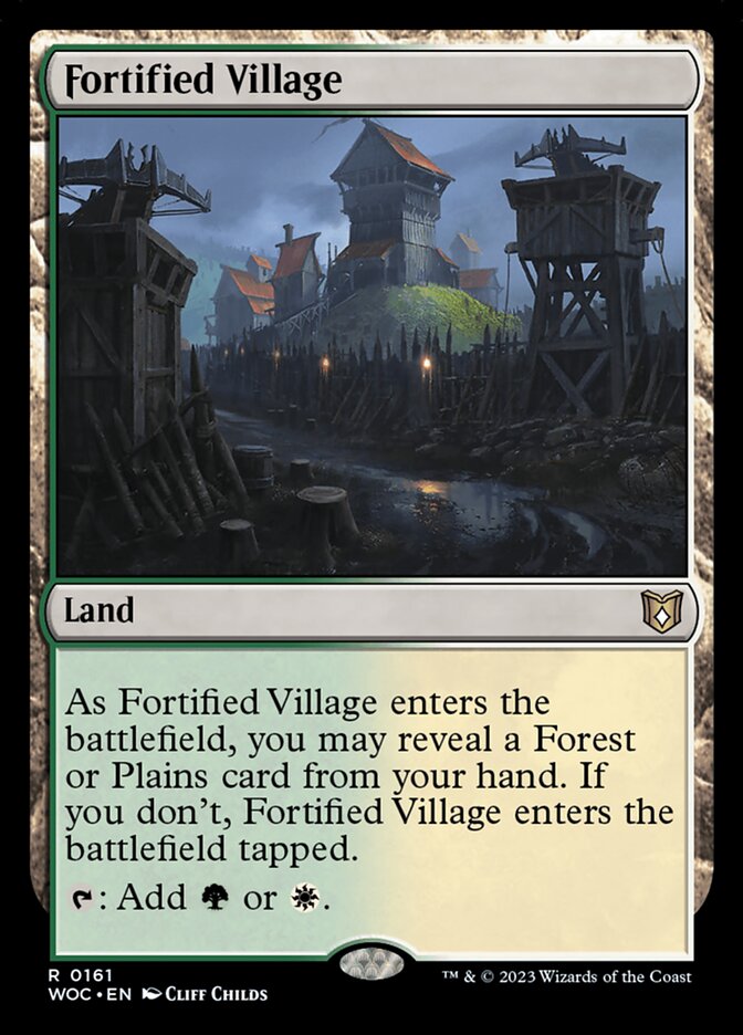 Commander: Wilds of Eldraine #161 Fortified Village