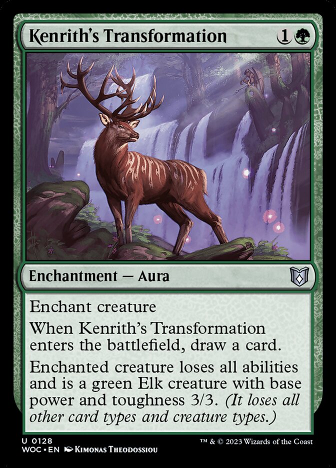 Commander: Wilds of Eldraine #128 Kenrith's Transformation