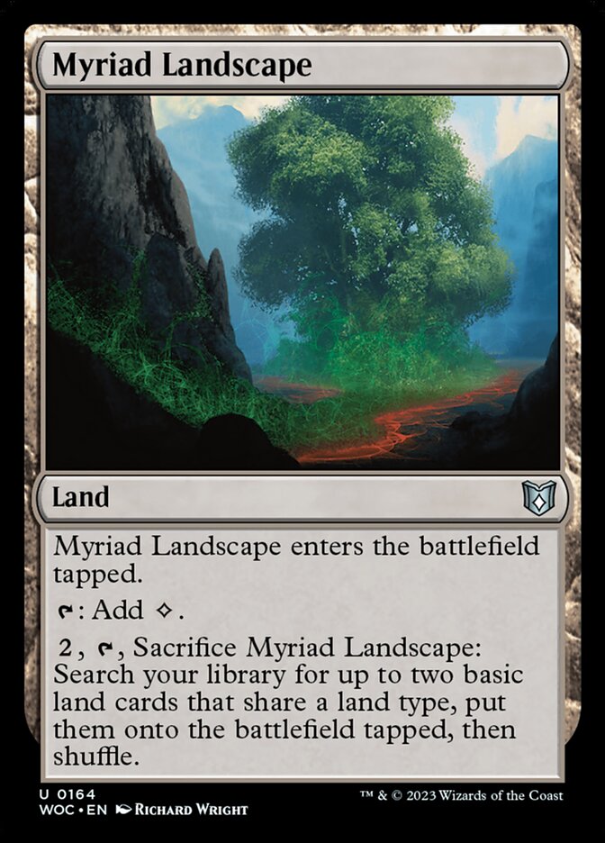 Commander: Wilds of Eldraine #164 Myriad Landscape