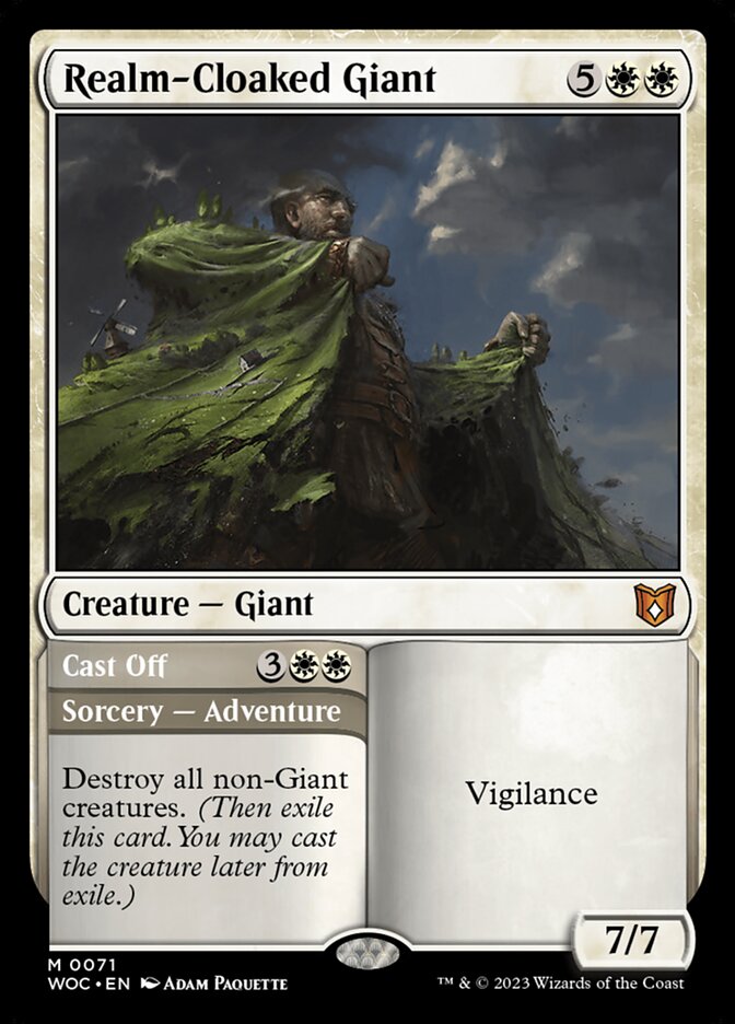 Commander: Wilds of Eldraine #71 Realm-Cloaked Giant