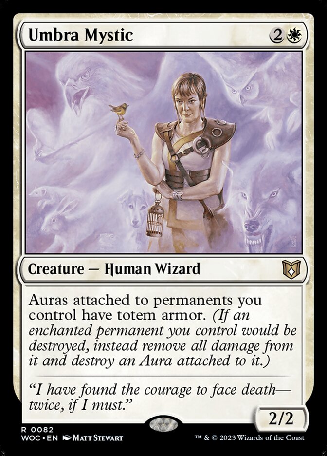 Commander: Wilds of Eldraine #82 Umbra Mystic