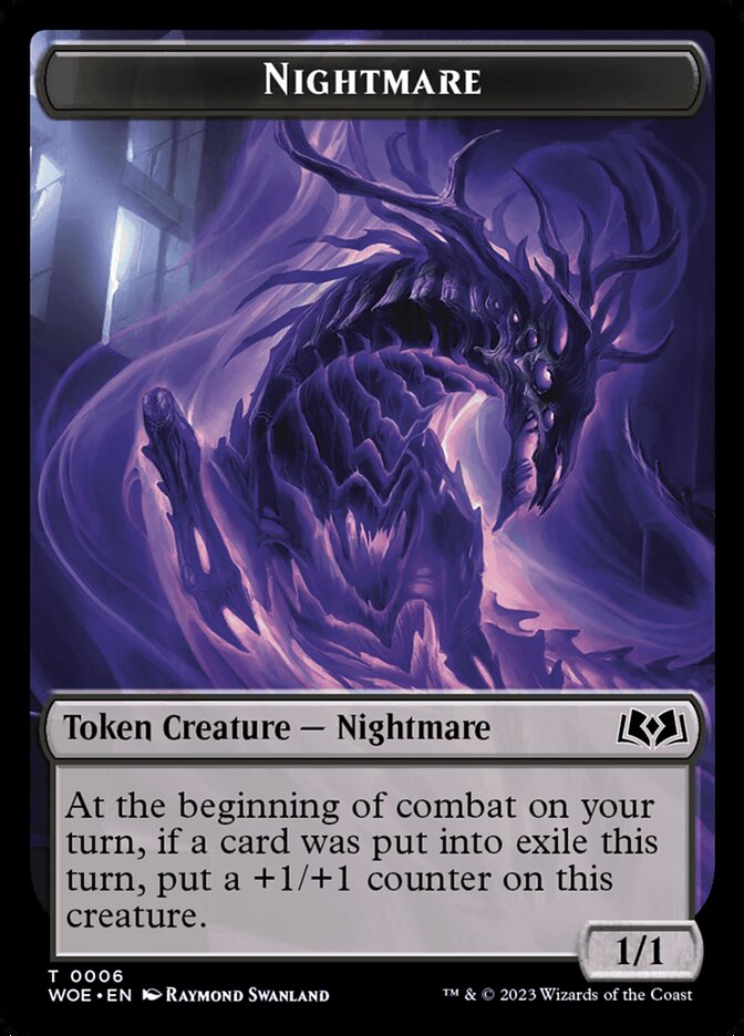 Wilds of Eldraine #6 Nightmare Token