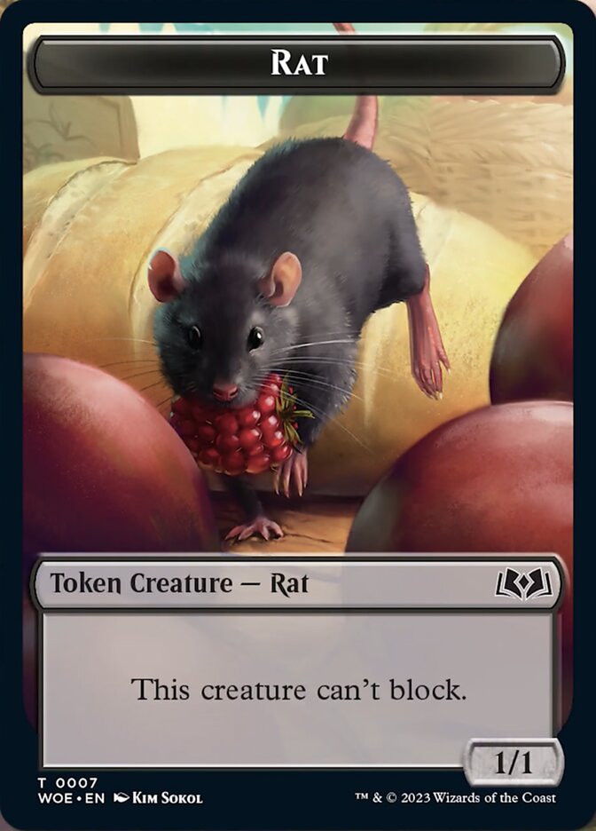 Wilds of Eldraine #7 Rat Token