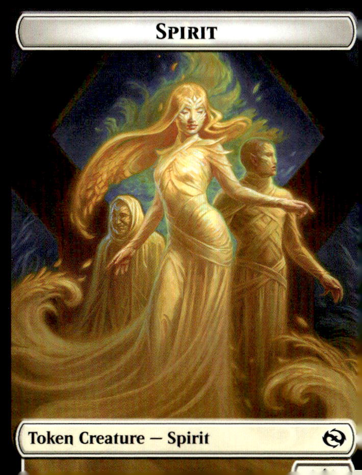 Tarkir: Dragonstorm #8 // 9 Spirit (0008) // Spirit (0009) Double-Sided Token