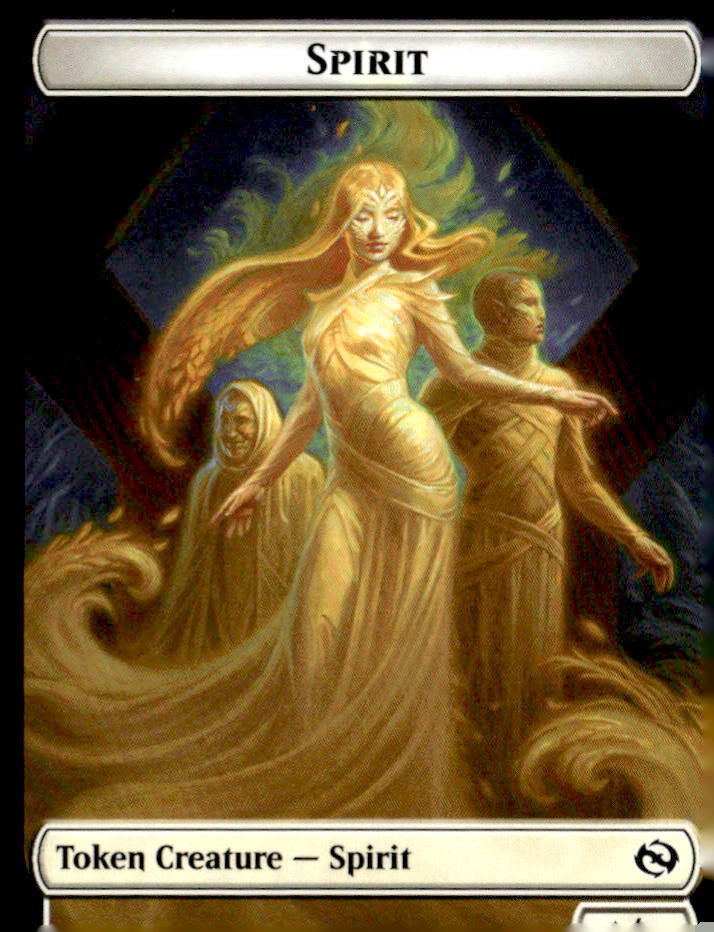 Tarkir: Dragonstorm #8 // 9 Spirit (0008) // Spirit (0009) Double-Sided Token