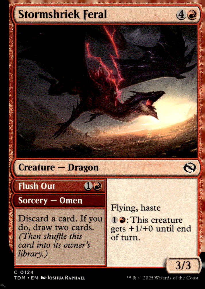 Tarkir: Dragonstorm #124 Stormshriek Feral