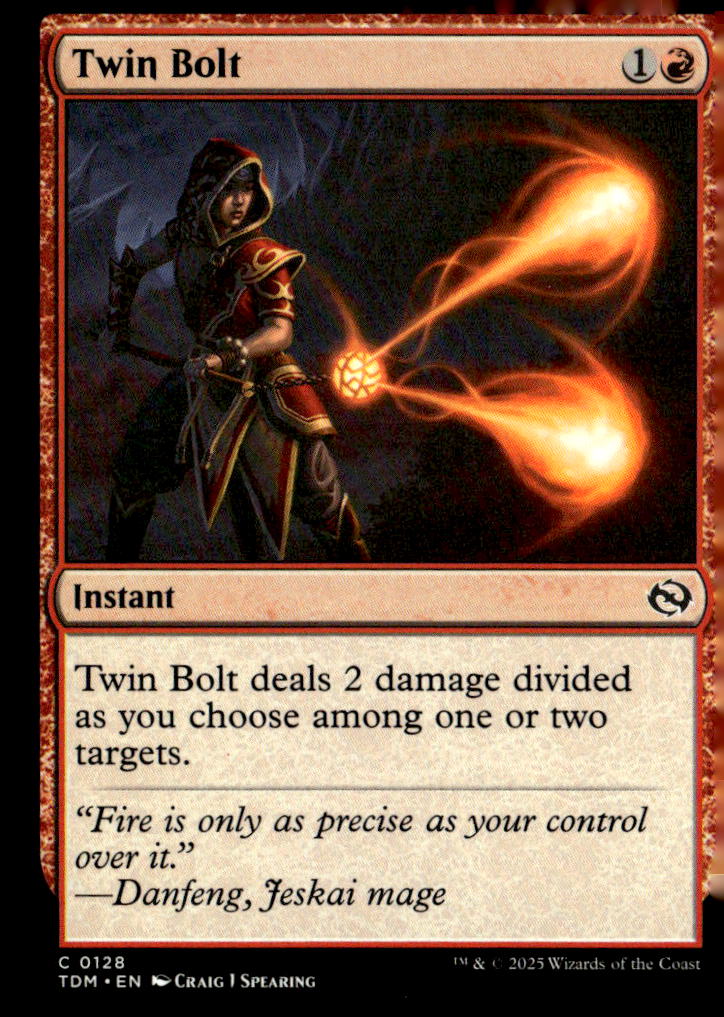Tarkir: Dragonstorm #128 Twin Bolt